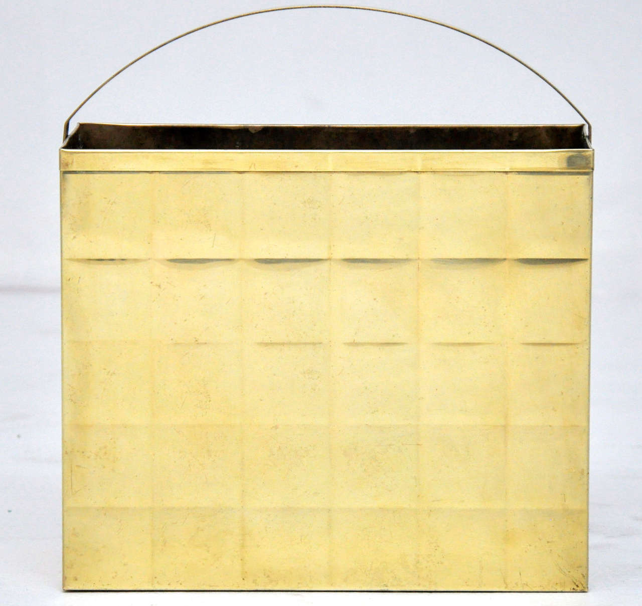 Brass Tote Bag - Magazine Holder