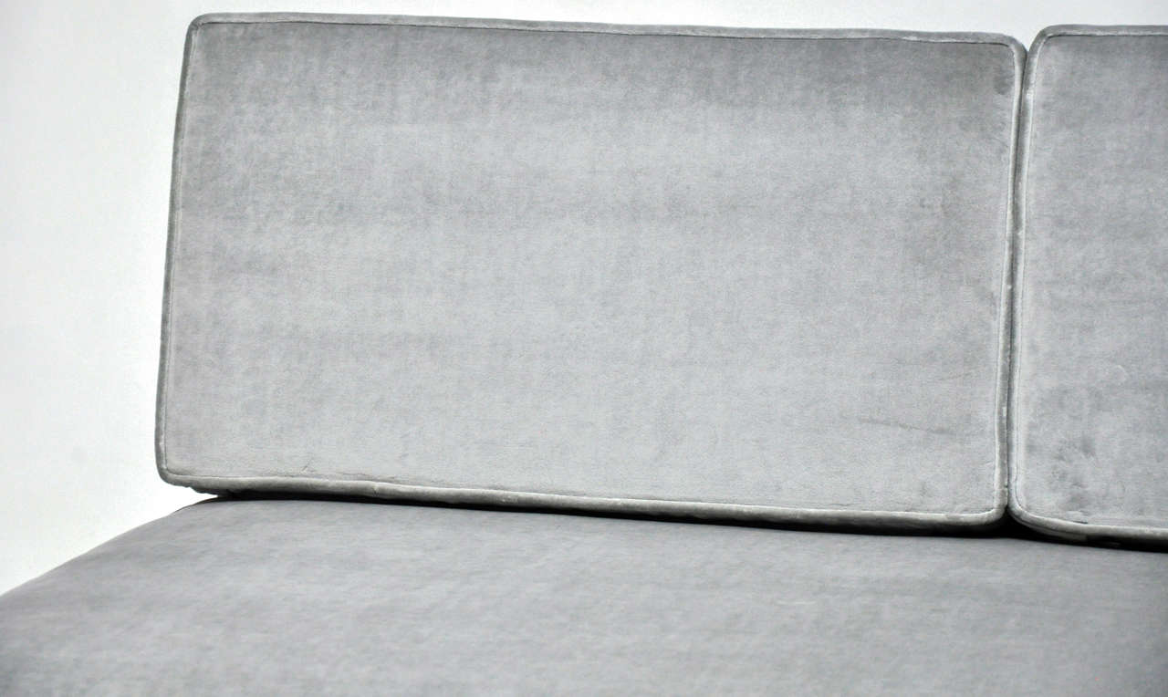 contemporary armless sofa