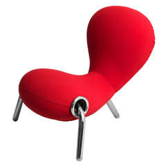 Vintage Red "Embryo" Lounge Chair by Marc Newson for Cappellini