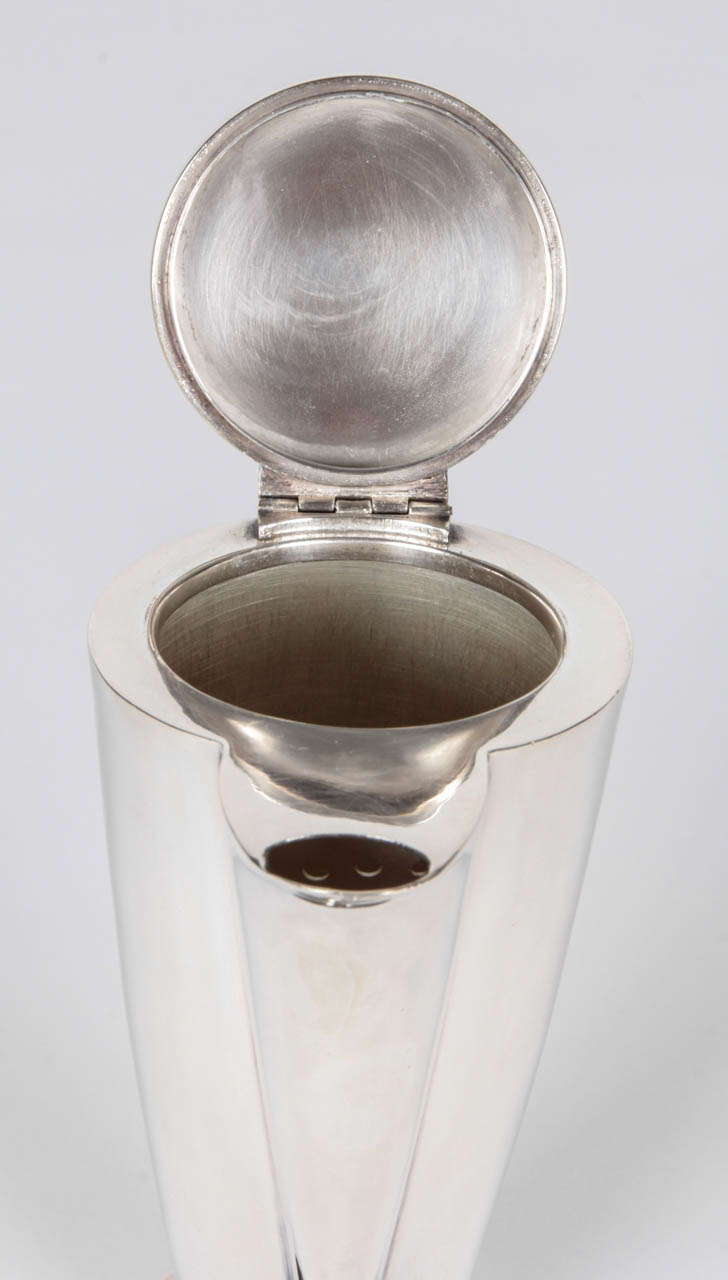 Silver Herman Bauer German Modernist Coffee Pot 1928 For Sale