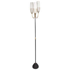 Three-Light Opaline Floor Lamp Three-Light Opaline Floor Lamp