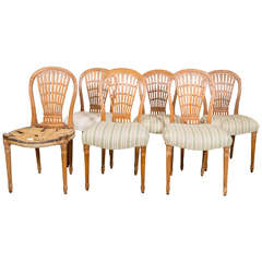 Six Dining Chairs attributed to Maison Jansen *Saturday Sale!