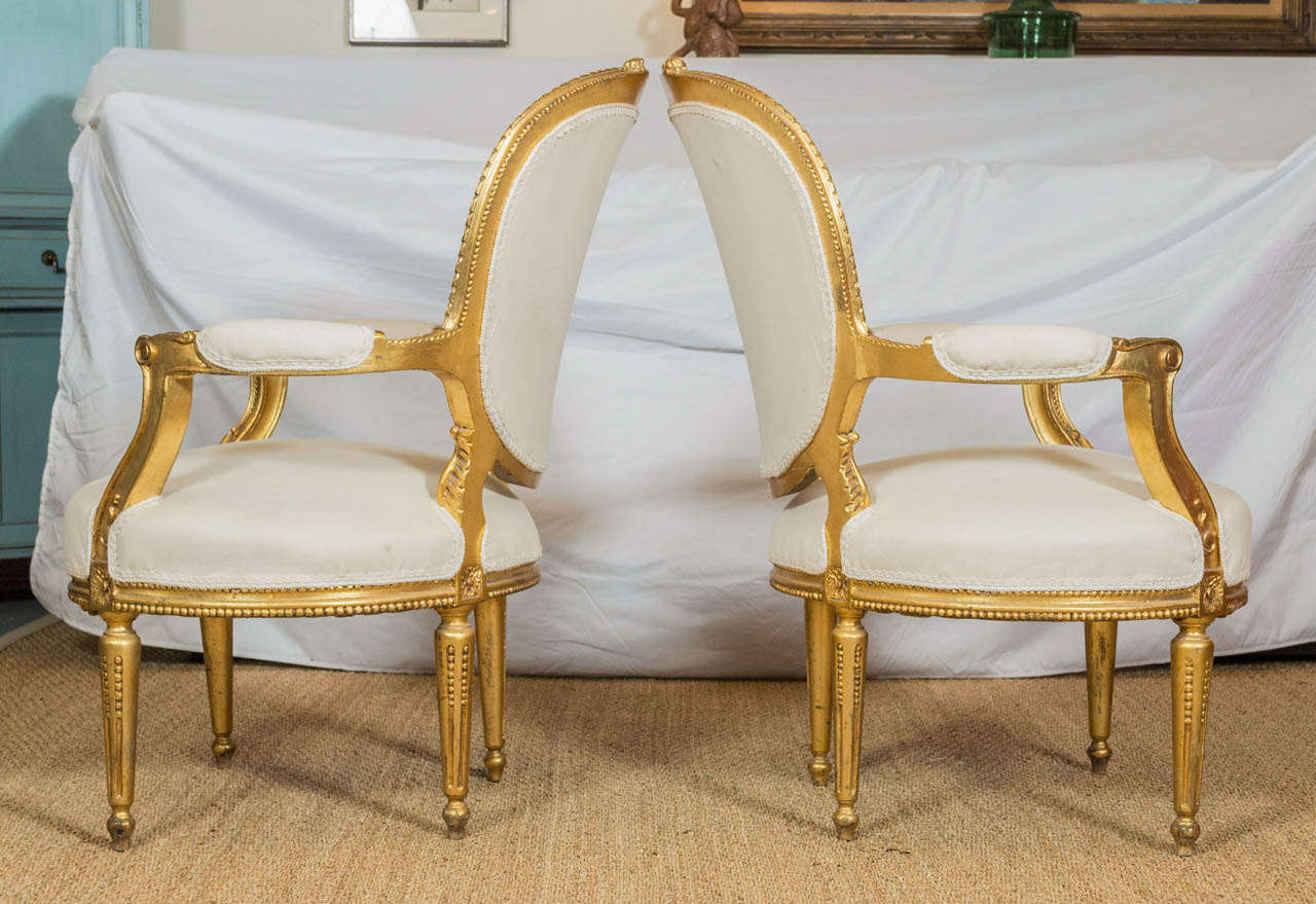 Napoleon III Fauteuil Chairs 1