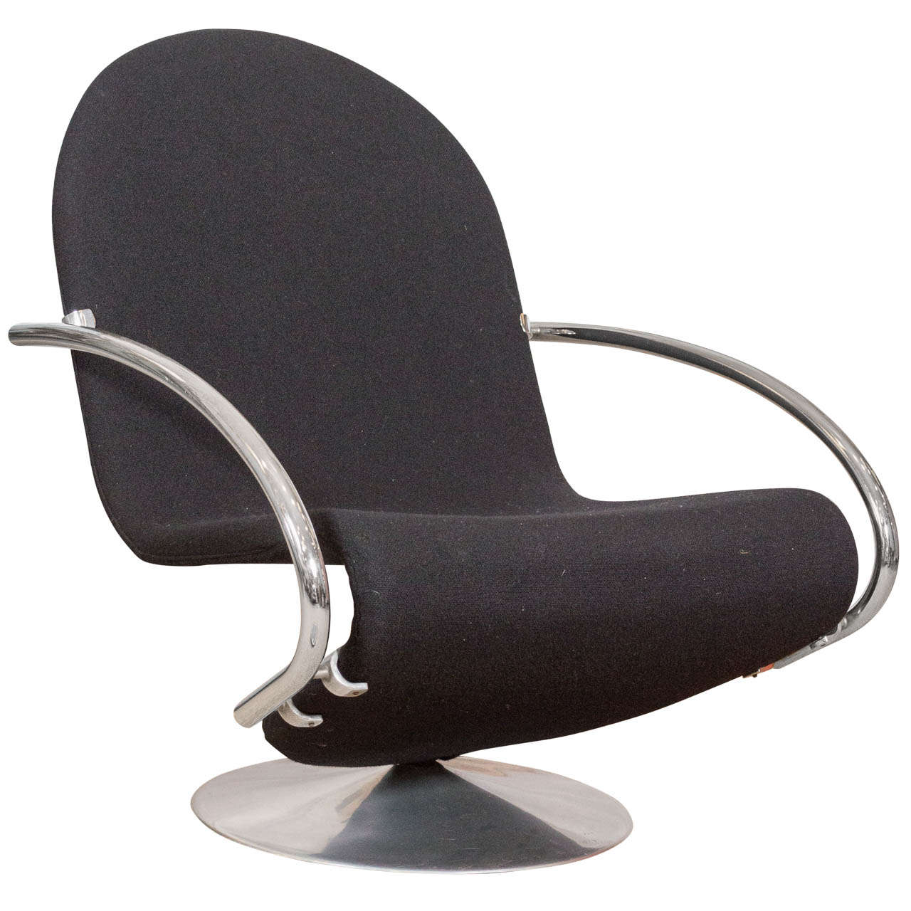 Verner Panton System 123 Model E Lounge Chair for Fritz Hansen at | verner panton 123 chair, hansen system 123, verner lounge chair