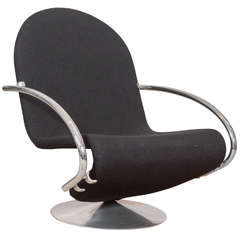 Verner Panton System 123 Model E Lounge Chair for Fritz Hansen