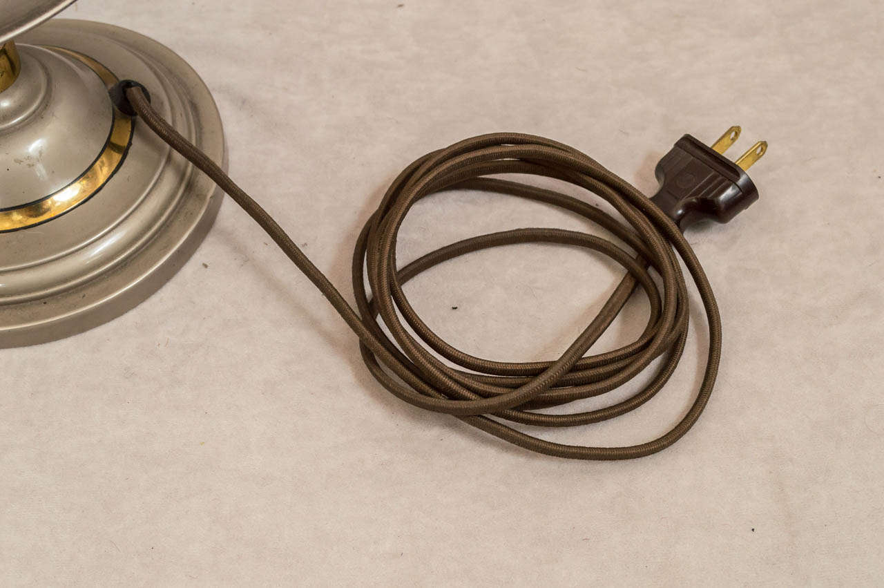 Brass Bradley and Hubbard Harp Style Desk Lamp
