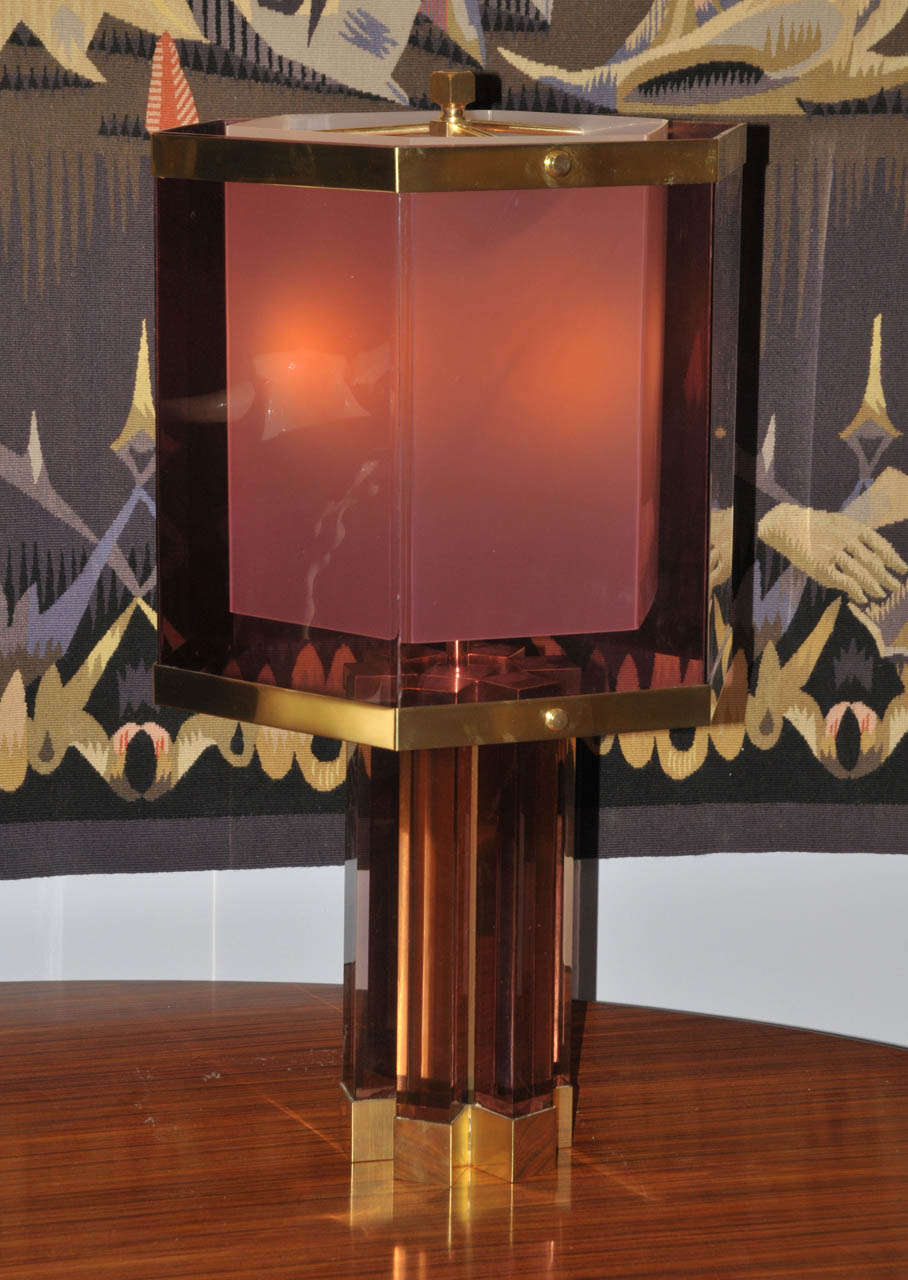 Italian 1970's Table Lamp For Sale