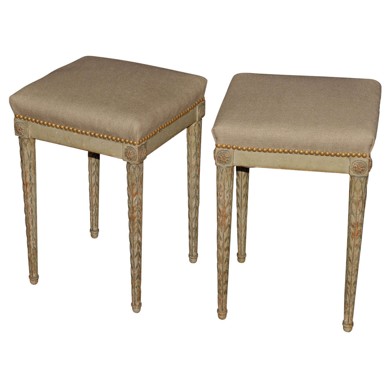 Pair of 1900's Footstools For Sale