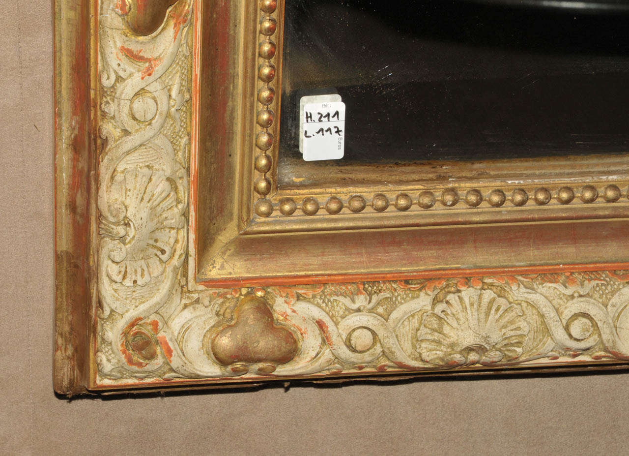 Large 1880 Napoleon III Mirror For Sale 1