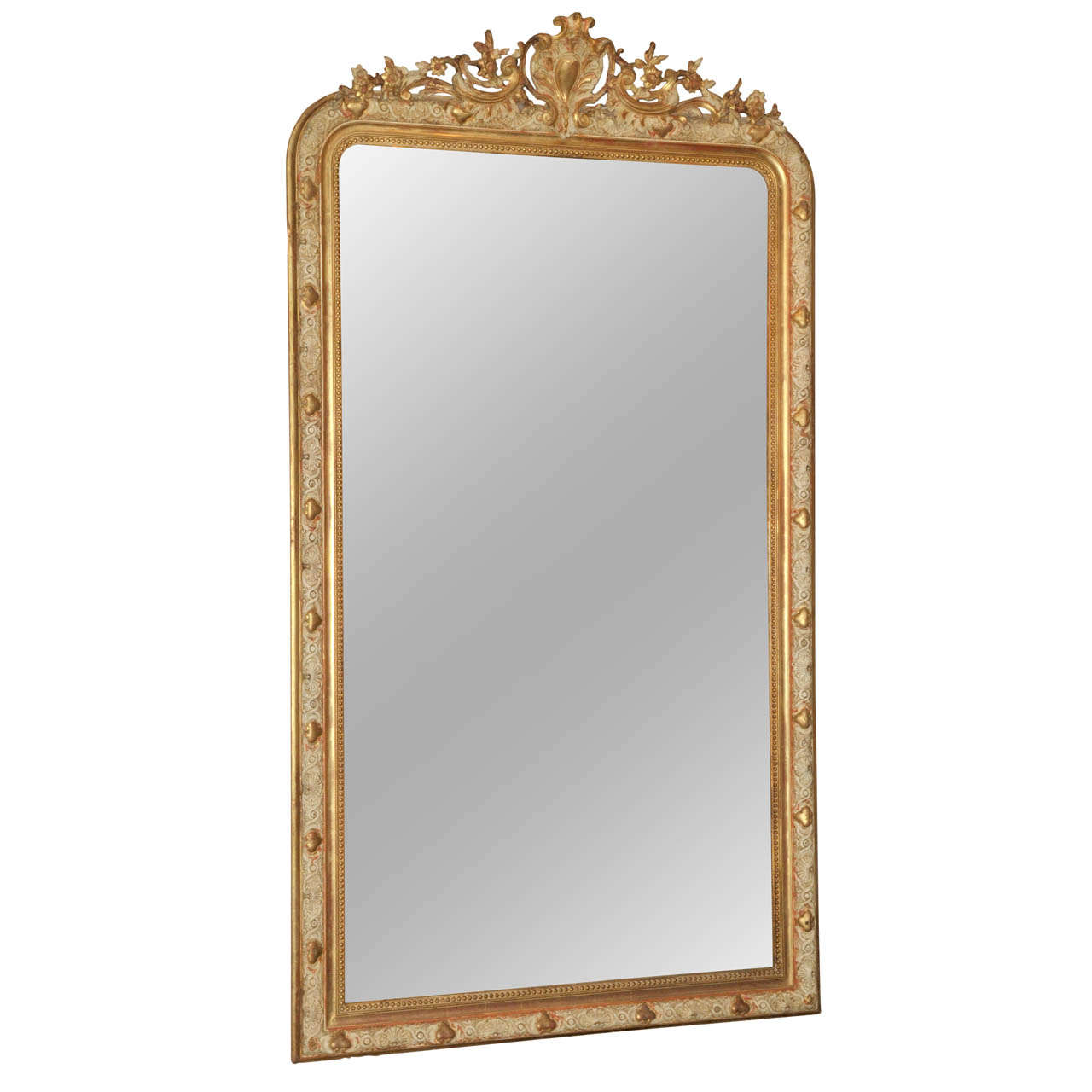 Large 1880 Napoleon III Mirror For Sale