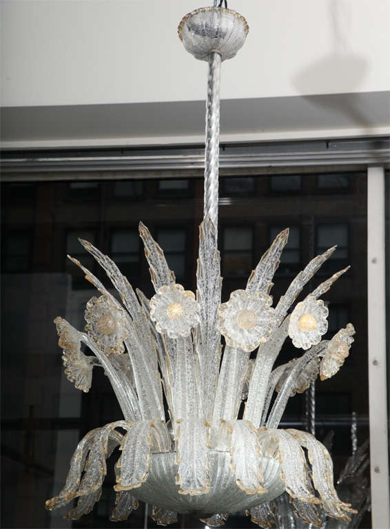 Barovier and Toso Chandelier Made in Venice, 1940