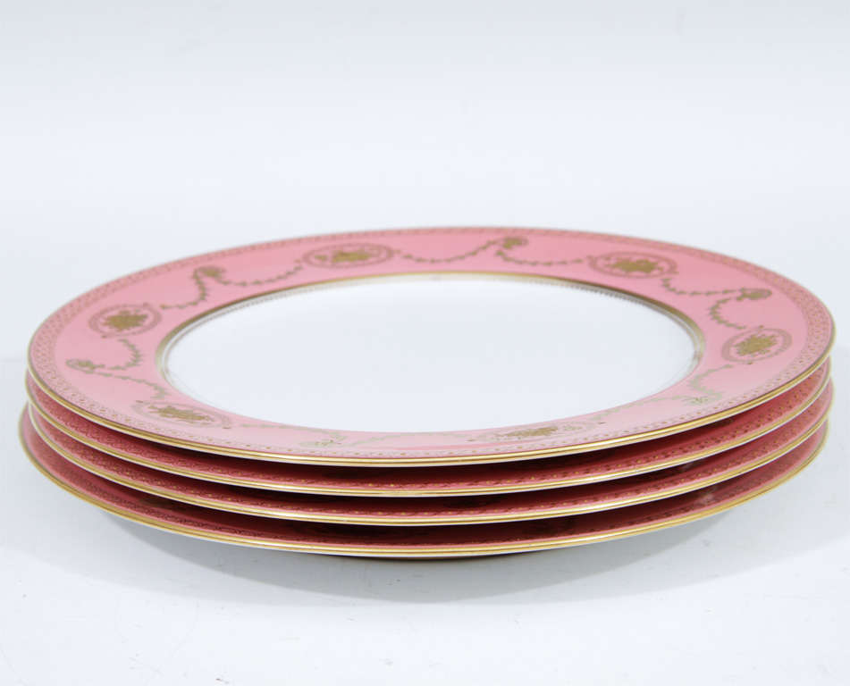Set of Twelve Mid Century Spode Dinner Plates 1
