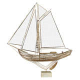 Mid Century Sailboat Sculpture by Curtis Jere