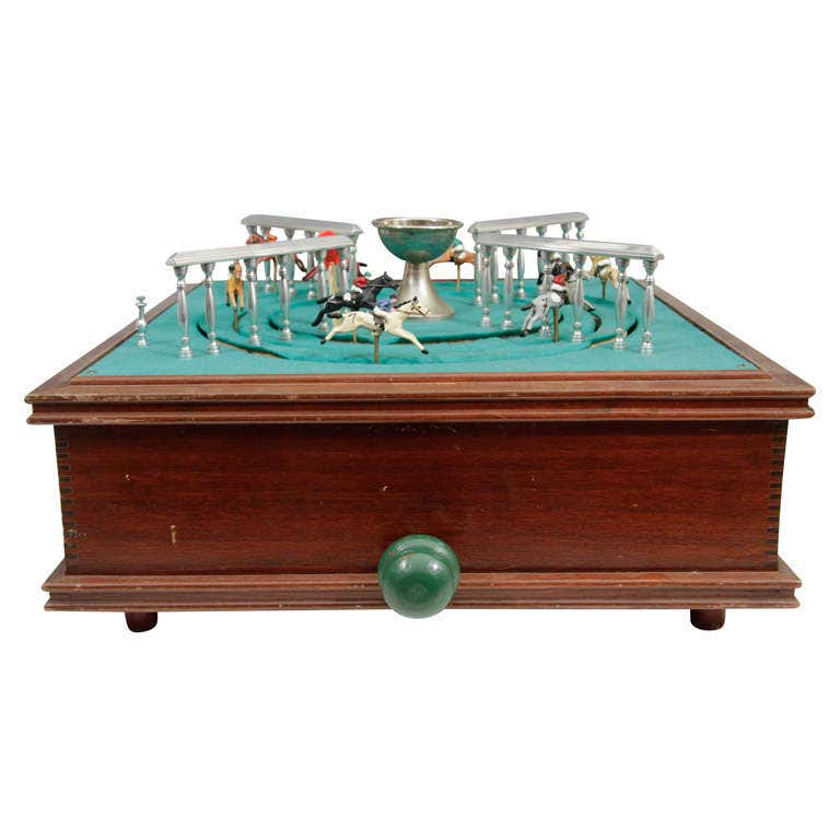 Vintage French Horse Derby Racing Game at 1stDibs