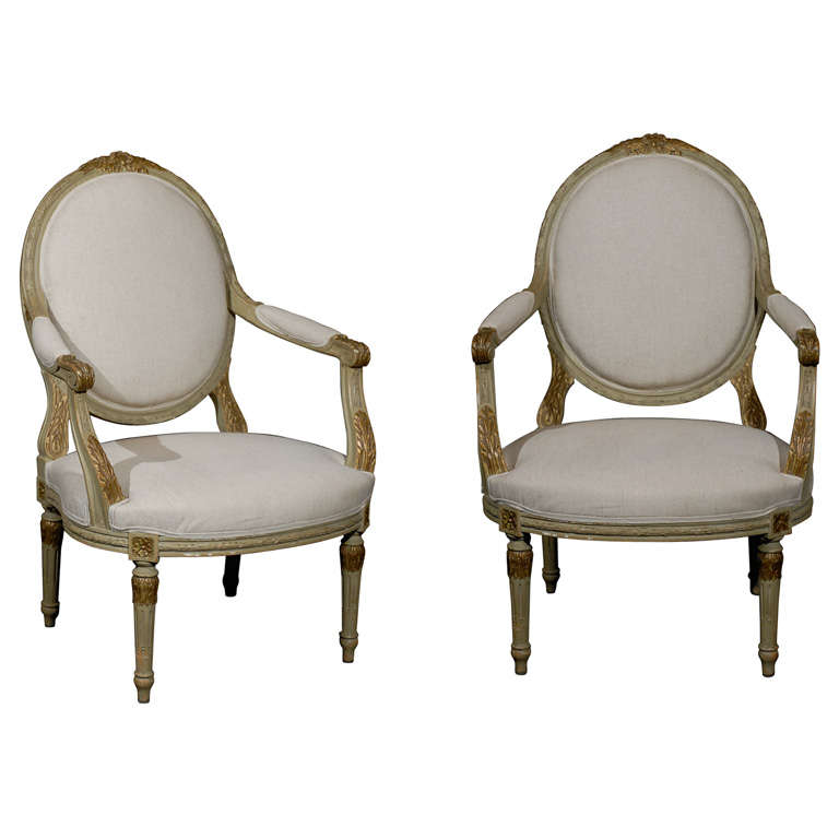A Pair of French Armchairs at 1stdibs