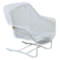 Retro Russell Woodard "Sculptura" Spring Lounge Chair