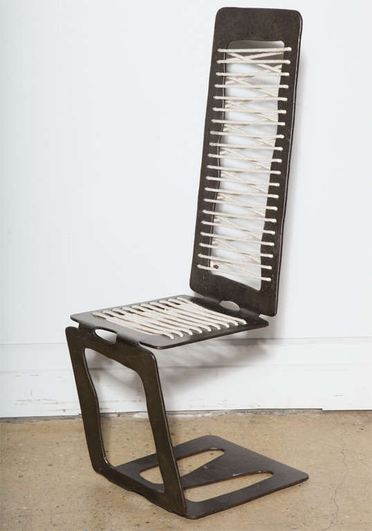 set of 4 French Studio Spring Rocker Chairs