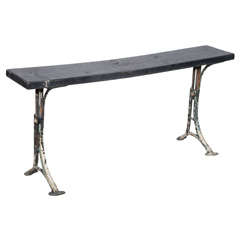 Industrial Bench on Adjustable Cast Iron base