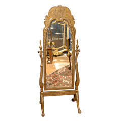 Queen Anne Cheval Mirror