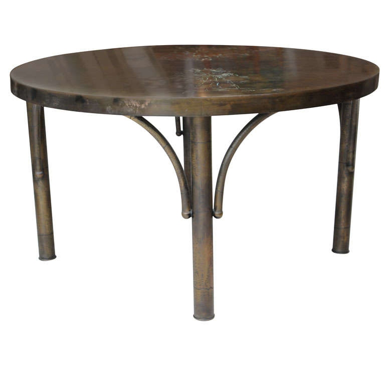 A Phillip and Kelvin Laverne Bronze Table