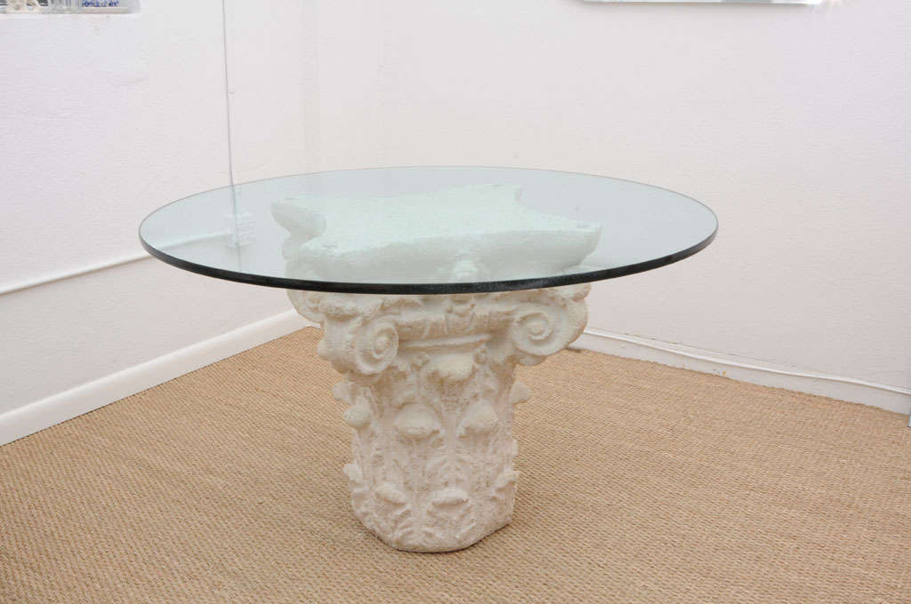 Scrolled Stone Dining or Center Table