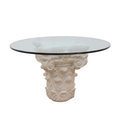 Scrolled Stone Dining or Center Table