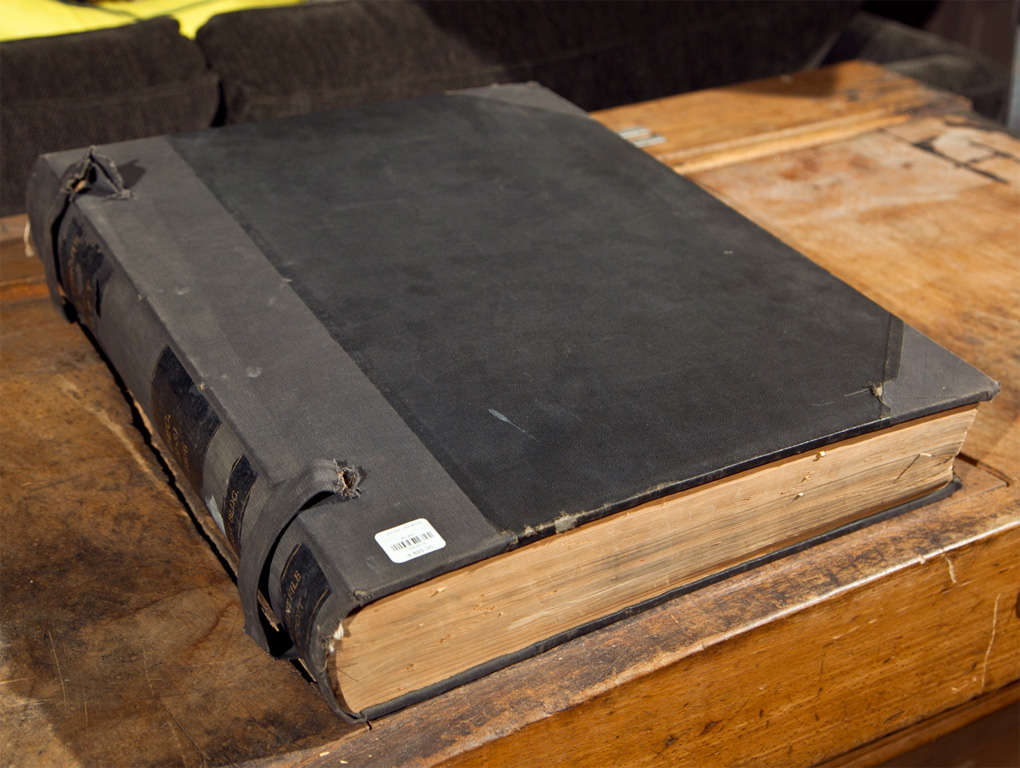 Leather Bound Book Of Newspapers From The Baltimore News/post 2