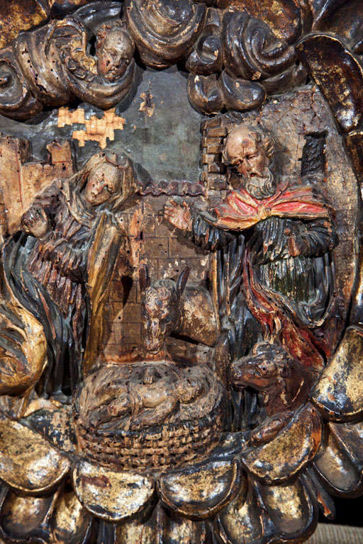 18th Century and Earlier Spanish Baroque Nativity For Sale