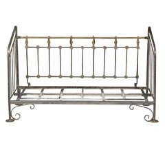 Antique Metal Little Daybed