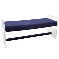 Chic Lucite Floating Bench
