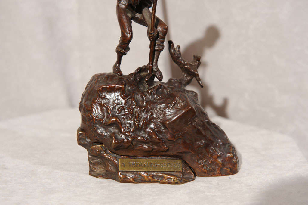 20th Century Moveable Naughty Bronze by Carl Kauba