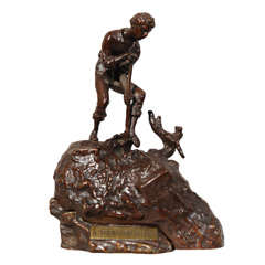 Moveable Naughty Bronze by Carl Kauba