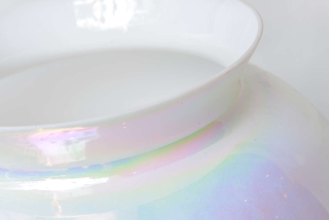 pearlescent vase