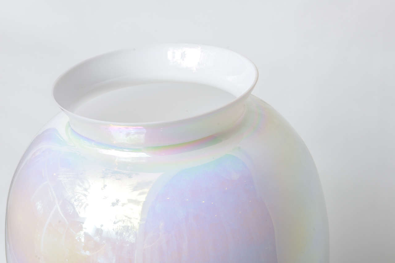 irridescent vase