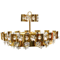 Crystal "Snowflake" Chandelier