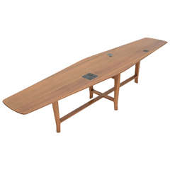 Edward Wormley Coffee Table with Tiffany Tiles 5