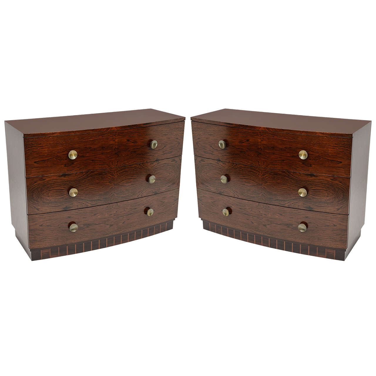 Paire de commodes assorties Gilbert Rohde