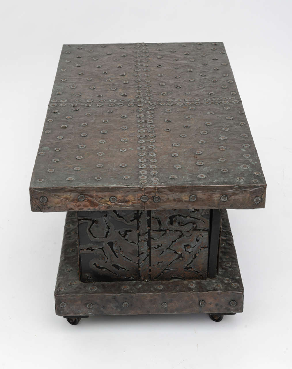 Amazing Arenson Studios Hammered and Welded Table For Sale at 1stDibs paul arenson, arenson
