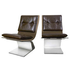 Maison Jansen's Pair of Lounge Chairs