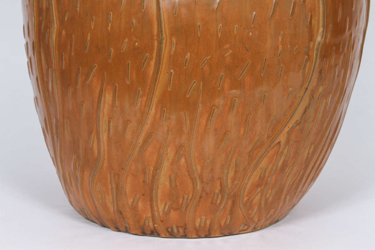 Monumental Ceramic Vase Or Umbrella Stand By Antonia Campi  For Sale 3