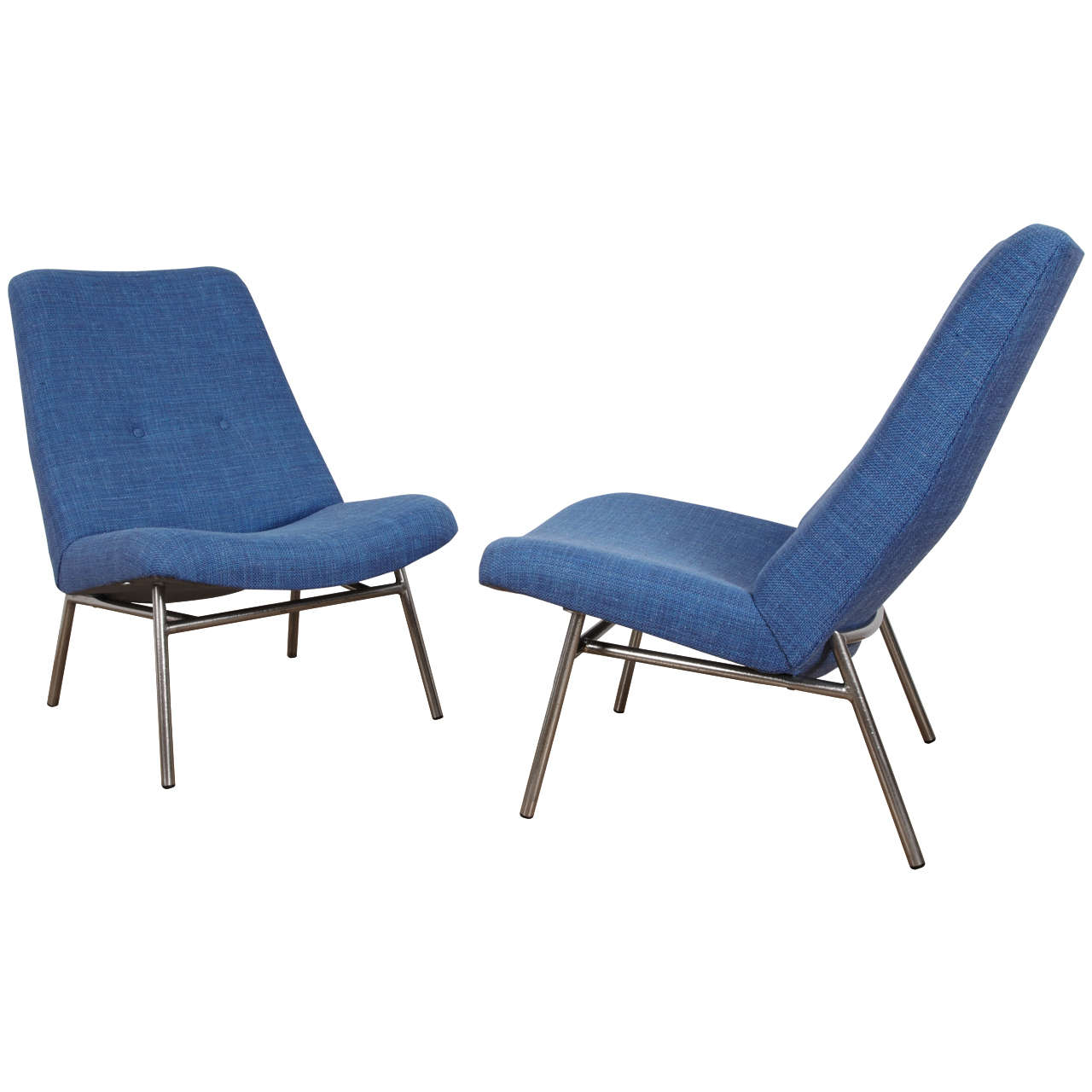 Pair of armchairs SK660 by Pierre Guariche - Steiner edition For Sale
