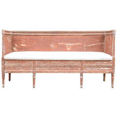 Swedish Gustavian Kitchen Bench