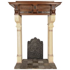 A Neo Renaissance fireplace