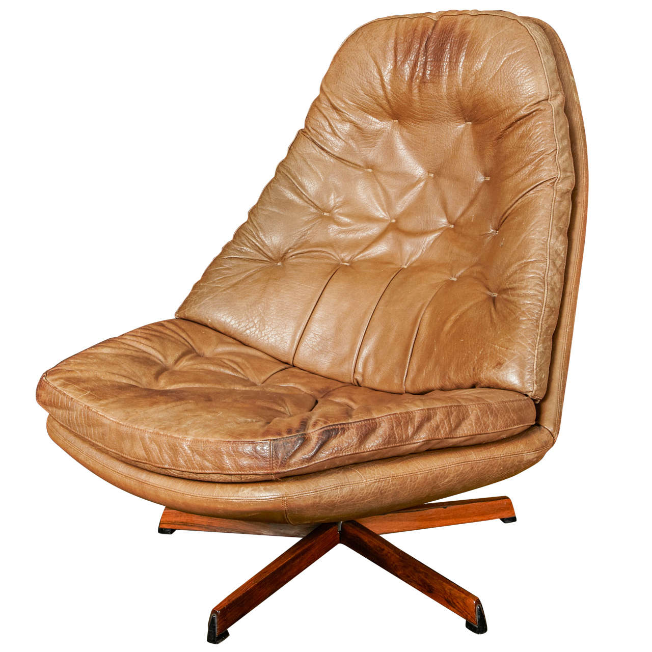 Lounge Swivel Armchair by Berg Furniture ca.1970