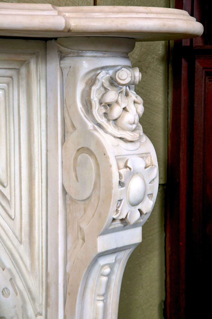 victorian marble mantel