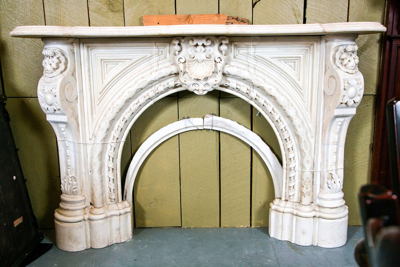 Victorian Marble Fireplace Mantel 2
