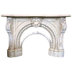 Victorian Marble Fireplace Mantel