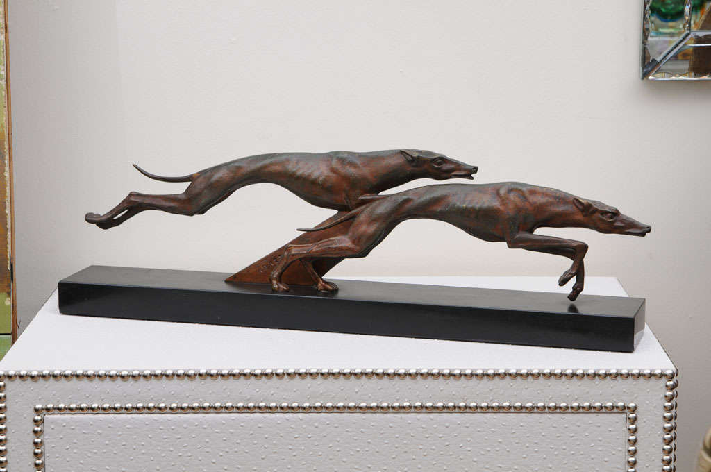 art deco greyhound