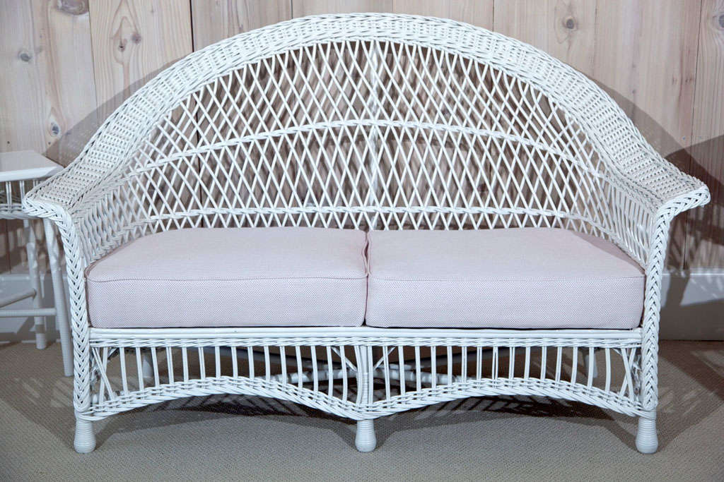 Hand-Woven Bar Harbor Wicker Porch Set