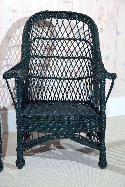 American Willow Craft Wicker Chairs